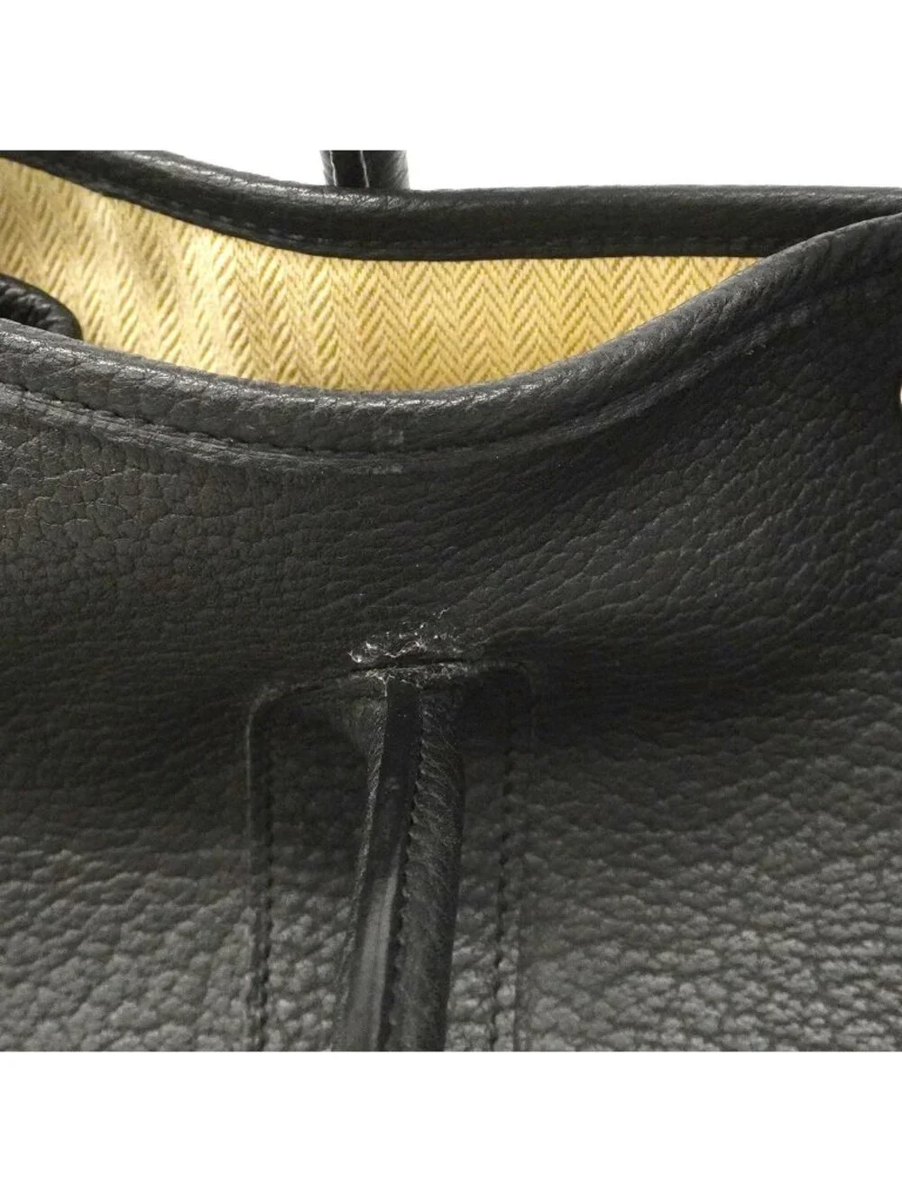 Hermes Tote Garden Party PM Negonda Black Silver